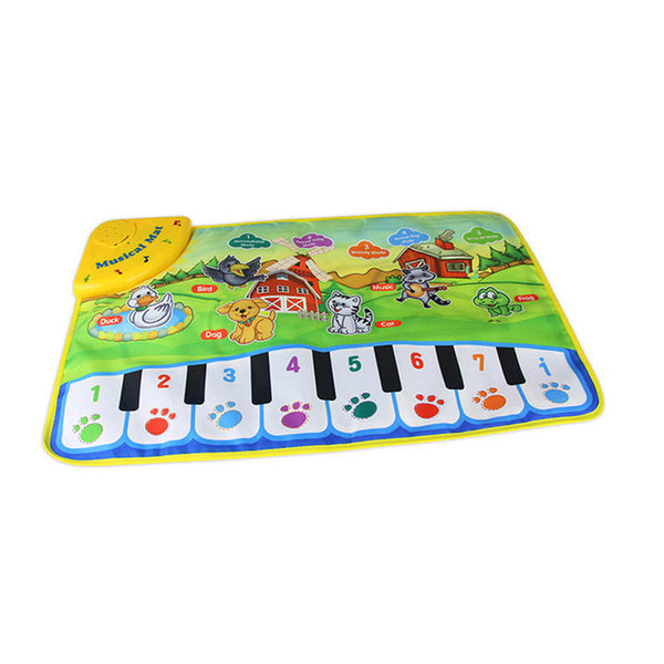 Baby Piano Mats Music Carpets Newborn Kid Children Touch Play Game Musical Carpet Mat Animal Moon Blanket Rug Toys gift animal