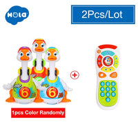 HOLA 828 Hip Hop Dancing Walking Swing Goose Musical Educational Gift Toy for 1 Year Old Toddlers Learning Educational Toys Gift