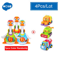 HOLA 828 Hip Hop Dancing Walking Swing Goose Musical Educational Gift Toy for 1 Year Old Toddlers Learning Educational Toys Gift