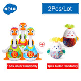 HOLA 828 Hip Hop Dancing Walking Swing Goose Musical Educational Gift Toy for 1 Year Old Toddlers Learning Educational Toys Gift