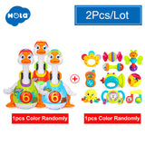 HOLA 828 Hip Hop Dancing Walking Swing Goose Musical Educational Gift Toy for 1 Year Old Toddlers Learning Educational Toys Gift