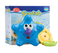 1pcs Baby Bath Toy Water Squirter Splash Spray Starfish Rotate Infant Interactive Education Bathroom Tub Doll For Kid Children