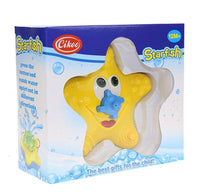 1pcs Baby Bath Toy Water Squirter Splash Spray Starfish Rotate Infant Interactive Education Bathroom Tub Doll For Kid Children