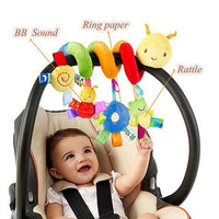 Soft Baby Toys 0-12 Months Music Crib Stroller Hanging Spiral Kids Sensory Educational Toy For Newborn Baby Rattles Bed Bell