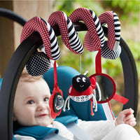 Soft Baby Toys 0-12 Months Music Crib Stroller Hanging Spiral Kids Sensory Educational Toy For Newborn Baby Rattles Bed Bell