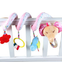 Soft Baby Toys 0-12 Months Music Crib Stroller Hanging Spiral Kids Sensory Educational Toy For Newborn Baby Rattles Bed Bell