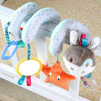 Soft Baby Toys 0-12 Months Music Crib Stroller Hanging Spiral Kids Sensory Educational Toy For Newborn Baby Rattles Bed Bell