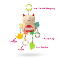 Soft Baby Toys 0-12 Months Music Crib Stroller Hanging Spiral Kids Sensory Educational Toy For Newborn Baby Rattles Bed Bell