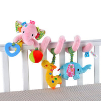 Soft Baby Toys 0-12 Months Music Crib Stroller Hanging Spiral Kids Sensory Educational Toy For Newborn Baby Rattles Bed Bell