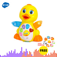 Dancing & Singing Duck Toy, Intellectual Musical and Learning Educational Toy Best Gift for 1 2 3 Year Old Boys and Girls Infant