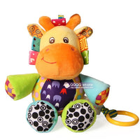 Baby Soft Toys Musical Plush Stuffed Animals Educational Toys For Children Stroller Crib Hanging Infant Comfort Doll Gift Cute