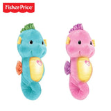 Fisher-Price baby toys 0-12months baby musical kids toys glow seahorse appease educational toy hippocampus plush peluche doll