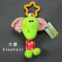 New Design Baby Rattle Toys Animal Hand Bells Plush Baby Toy High Quality Newbron Gift Animal Style Free Shipping BF10