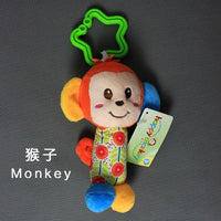 New Design Baby Rattle Toys Animal Hand Bells Plush Baby Toy High Quality Newbron Gift Animal Style Free Shipping BF10