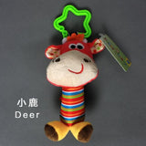 New Design Baby Rattle Toys Animal Hand Bells Plush Baby Toy High Quality Newbron Gift Animal Style Free Shipping BF10