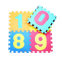 10Pcs animal Number Pattern Foam Puzzle Kids Rug Carpet Split Joint EVA baby Play Mat Indoor Soft activity Puzzle Mats