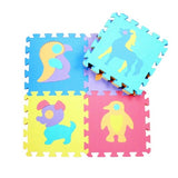 10Pcs animal Number Pattern Foam Puzzle Kids Rug Carpet Split Joint EVA baby Play Mat Indoor Soft activity Puzzle Mats